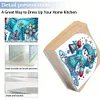Christmas Acrylic DIY 5D Diamond Art Painting Napkin Holder Set (Snowman)