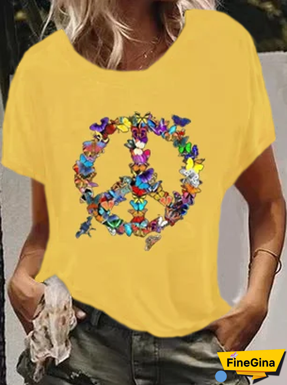 Shift Floral Crew Neck Short Sleeve T-shirt