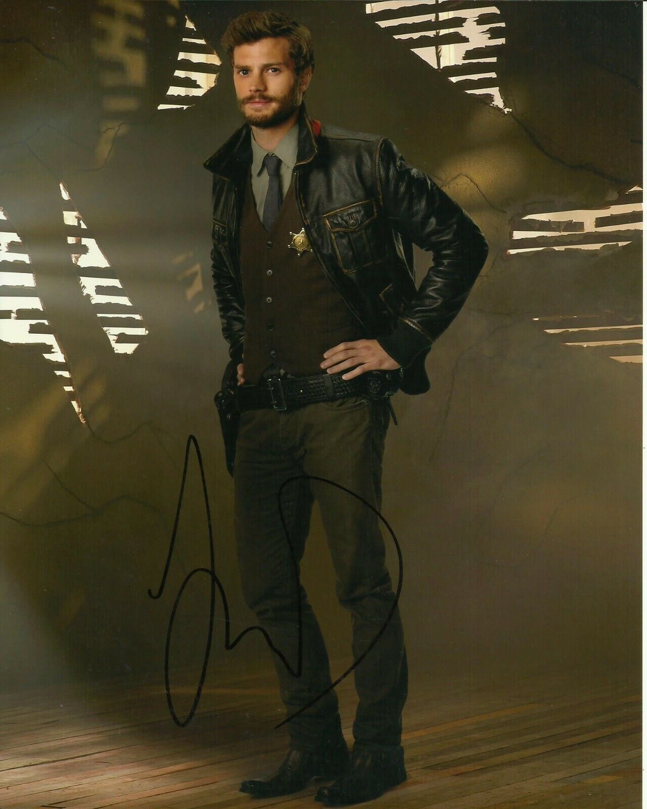 JAMIE DORNAN SIGNED ONCE UPON A TIME Photo Poster painting UACC REG 242