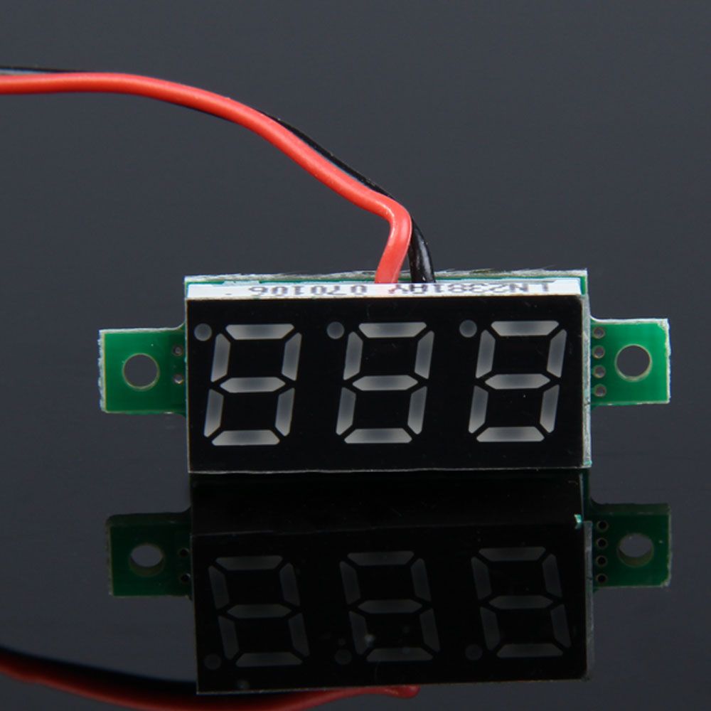 

0.28inch LCD Two Wire  LED Digital DC Voltmeter Panel Meter, 501 Original