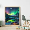 Aurora Scenery-11CT Stamped Cross Stitch 40*50cm/15.75*19.69in