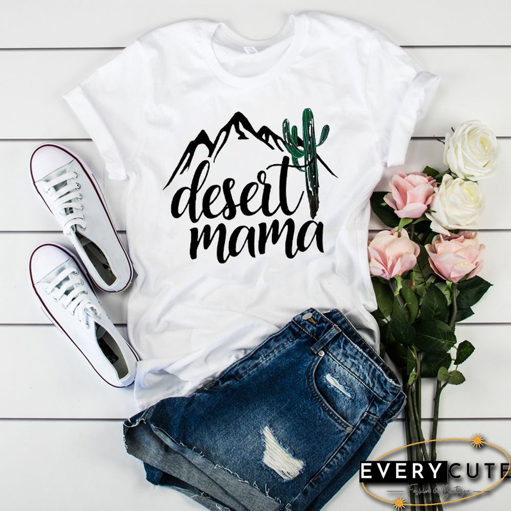 Women Mama Mom Dinosaur Print Mother Clothing Tees Tops Graphic Female Ladies Womens Lady T-Shirt Tumblr T Shirt T-Shirts