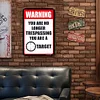 You are no Longer Trespassing, You are a Target - Vintage Metal Signs - 20*30cm/30*40cm - Warning