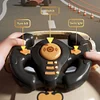 Battery Steering Wheel Driving Game USB Pretend Driving Toy