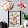 Diamond Painting-DIY Special Shaped Drill Pearl Painting Lily(30x40cm)