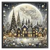 Christmas Scenery-14CT Stamped Cross Stitch 40*40cm/15.75*15.75in tapestrymarket
