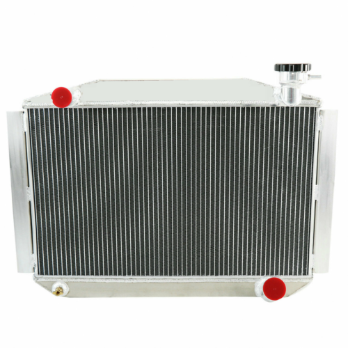 Alloyworks 3 Row Aluminum Radiator For Chevy Corvette 350 V8 MT 1955 1956 1957 58 59 60