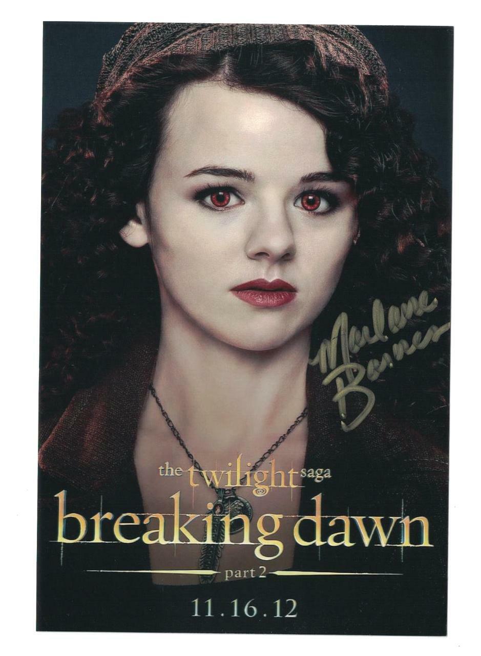 Marlane Barnes Signed Autographed 4x6 Photo Poster painting Actress Breaking Dawn