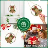 Christmas Diamond Painting Ornament Bell Wreath Hanging Decor 9.45x9.45in