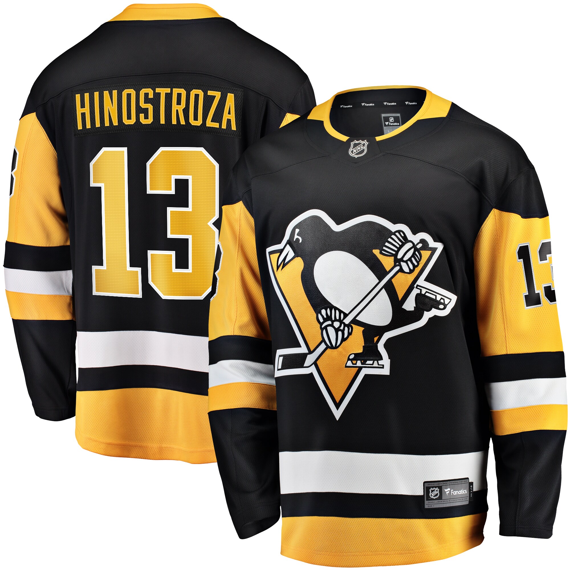 Vinnie Hinostroza Pittsburgh Penguins Fanatics Home Breakaway Jersey &ndash; Black mysite