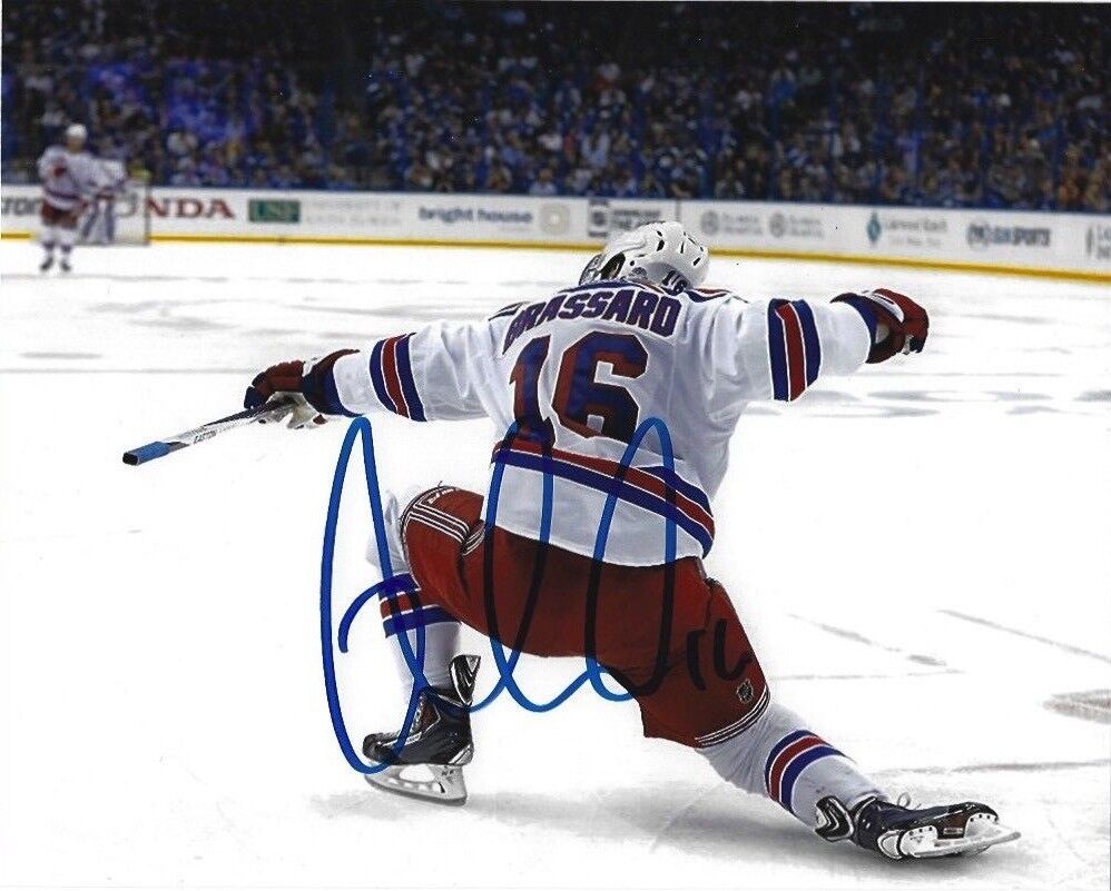 New York Rangers Derick Brassard Autographed Signed 8x10 Photo Poster painting COA B