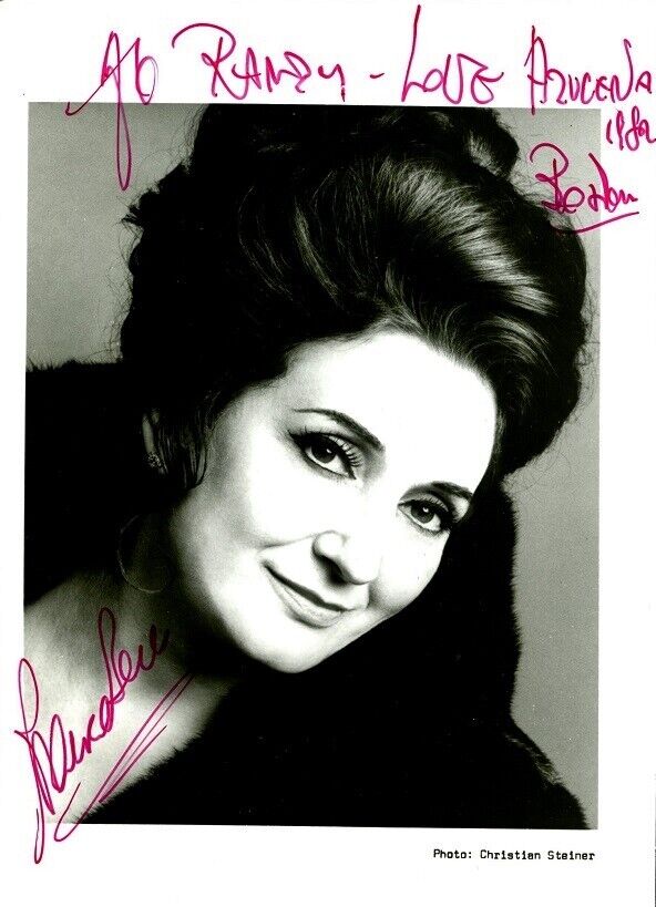 Opera Star BIANCA BERINI Signed Photo Poster painting