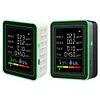 6 In 1 Air Quality Monitor PM2.5 CO2 HCHO TVOC Detector for Warehouse Laboratory