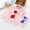 Kid Girl Ins Autumn Spring Pullover Sequined Shirts