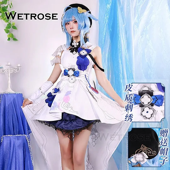 [Wetrose] In Stock Griseo Cosplay Costume Gureeshu Honkai Impact 3rd Full Set Wig Halloween