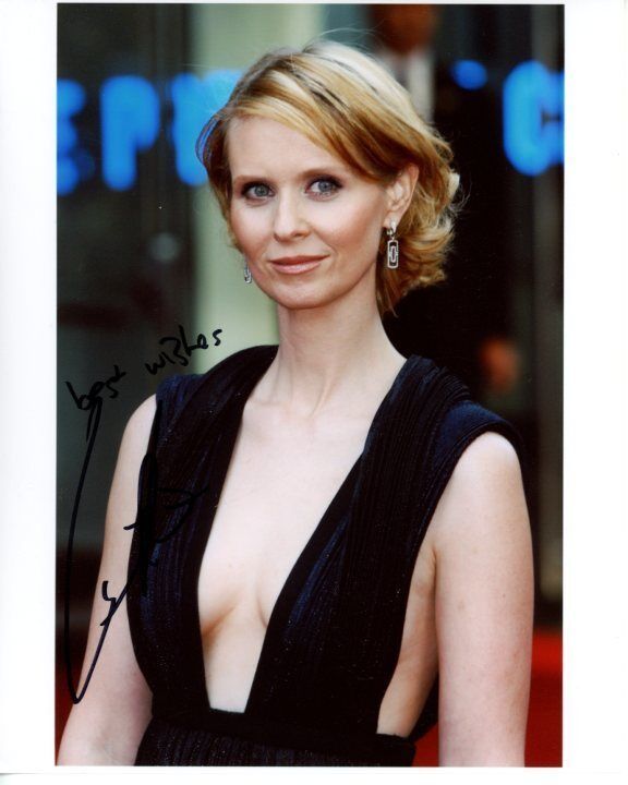 CYNTHIA NIXON signed autographed 8x10 Photo Poster painting