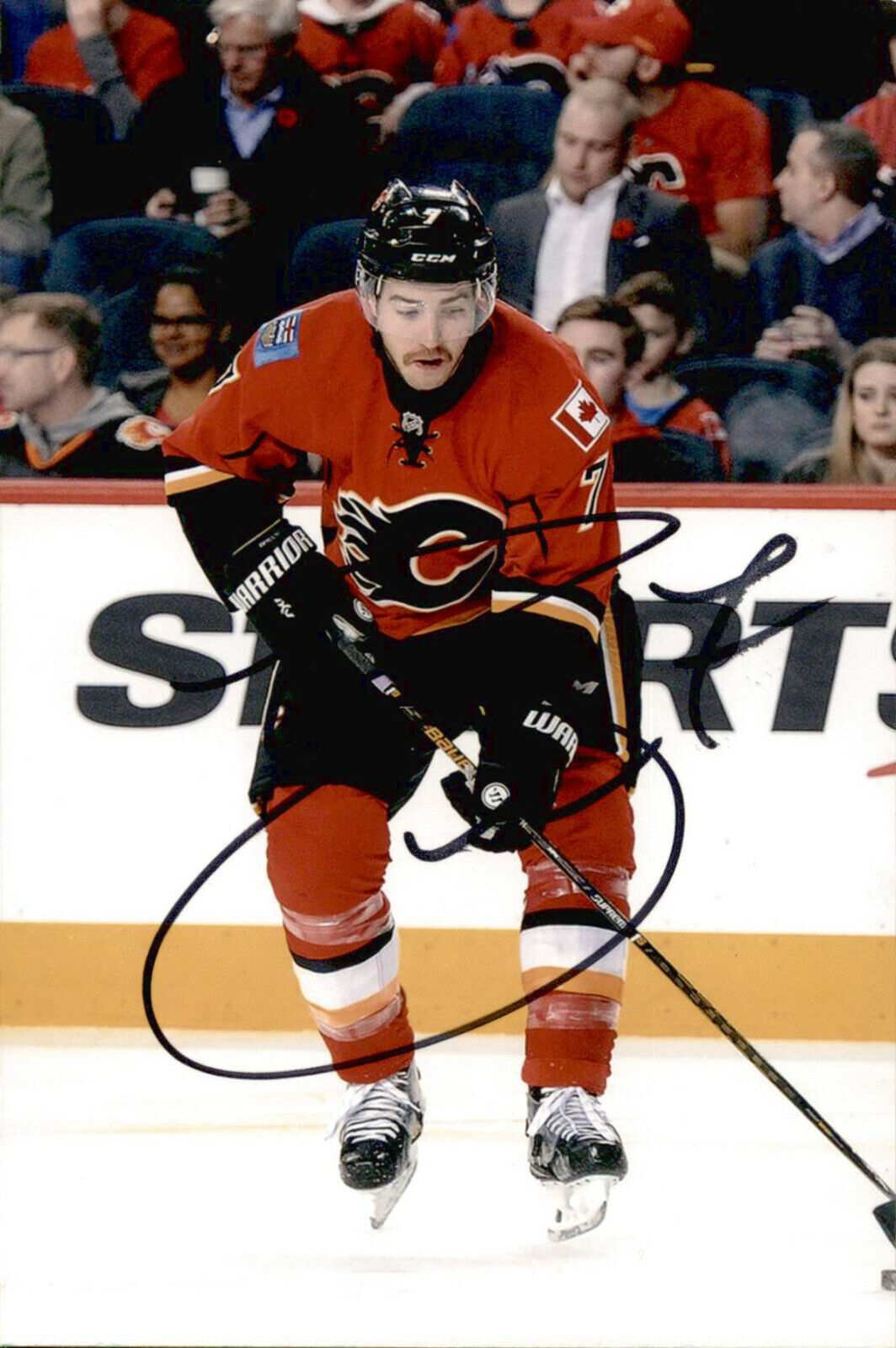 TJ Brodie SIGNED autographed 4x6 Photo Poster painting CALGARY FLAMES #3