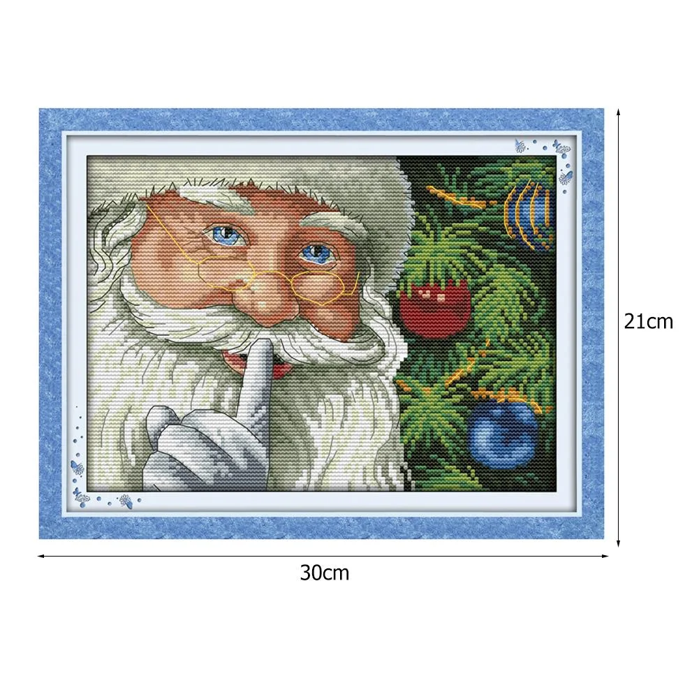 14ct Stamped Cross Stitch - Cheerful Christmas (30*21cm)