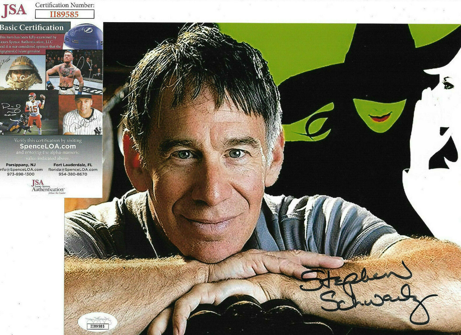 Stephen Schwartz Authentic Signed 8x10 Photo Poster painting Autograph, Wicked Composer, JSA COA