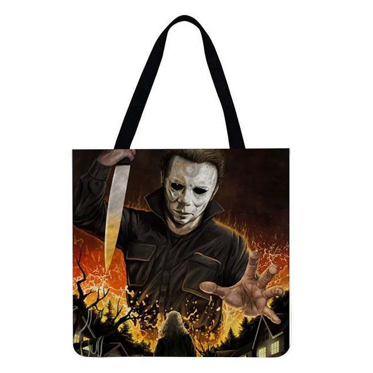 Movie Cartoon - Linen Tote Bag
