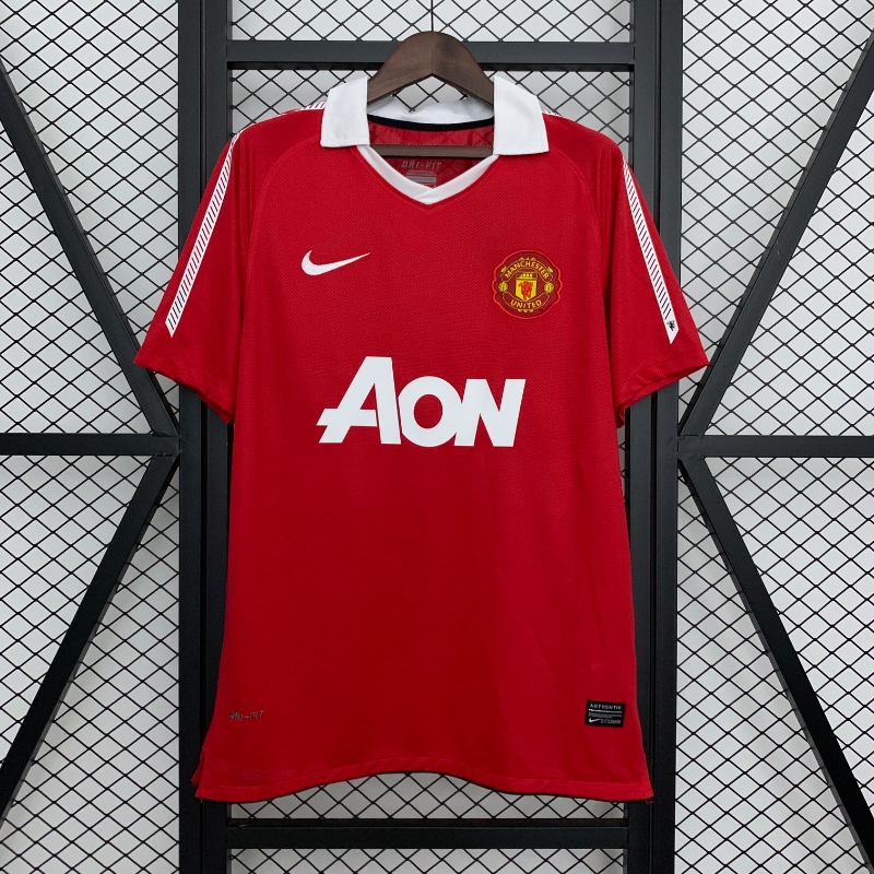 Retro 2010-11 Manchester United Soccer Jersey Home