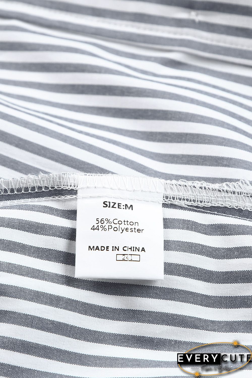 Striped Pocketed Buttons Long Sleeve Shirt