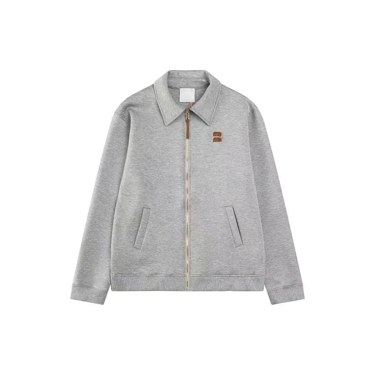 American Style Letter Lapel Zipper Top Fashionable Streetwear