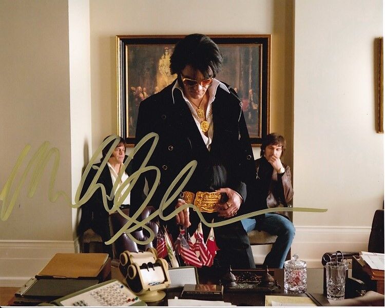 MICHAEL SHANNON signed autographed ELVIS & NIXON ELVIS PRESLEY Photo Poster painting