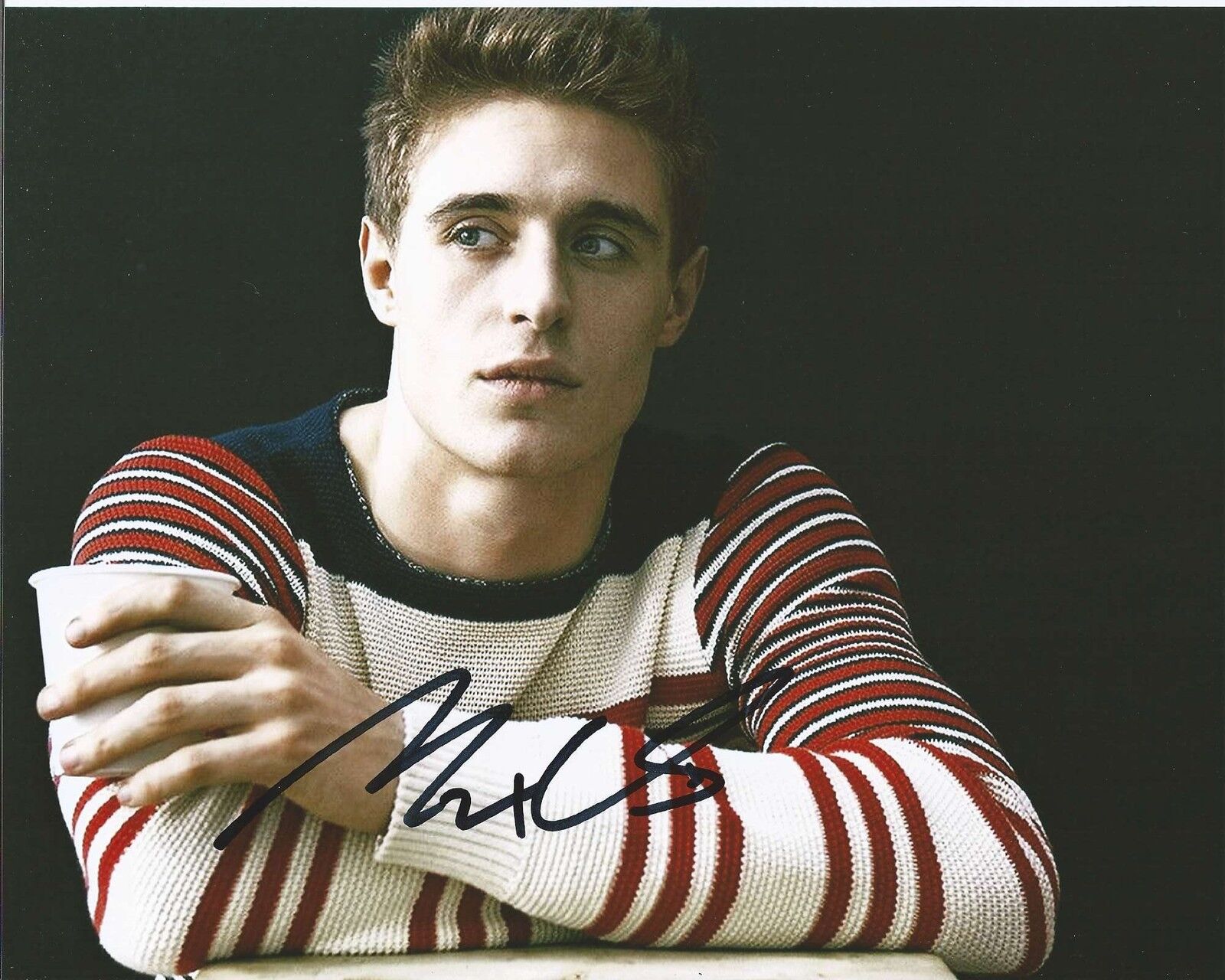 MAX IRONS SIGNED AUTHENTIC 'THE HOST' 8X10 Photo Poster painting B COA PROOF THE DEVILS HARVEST