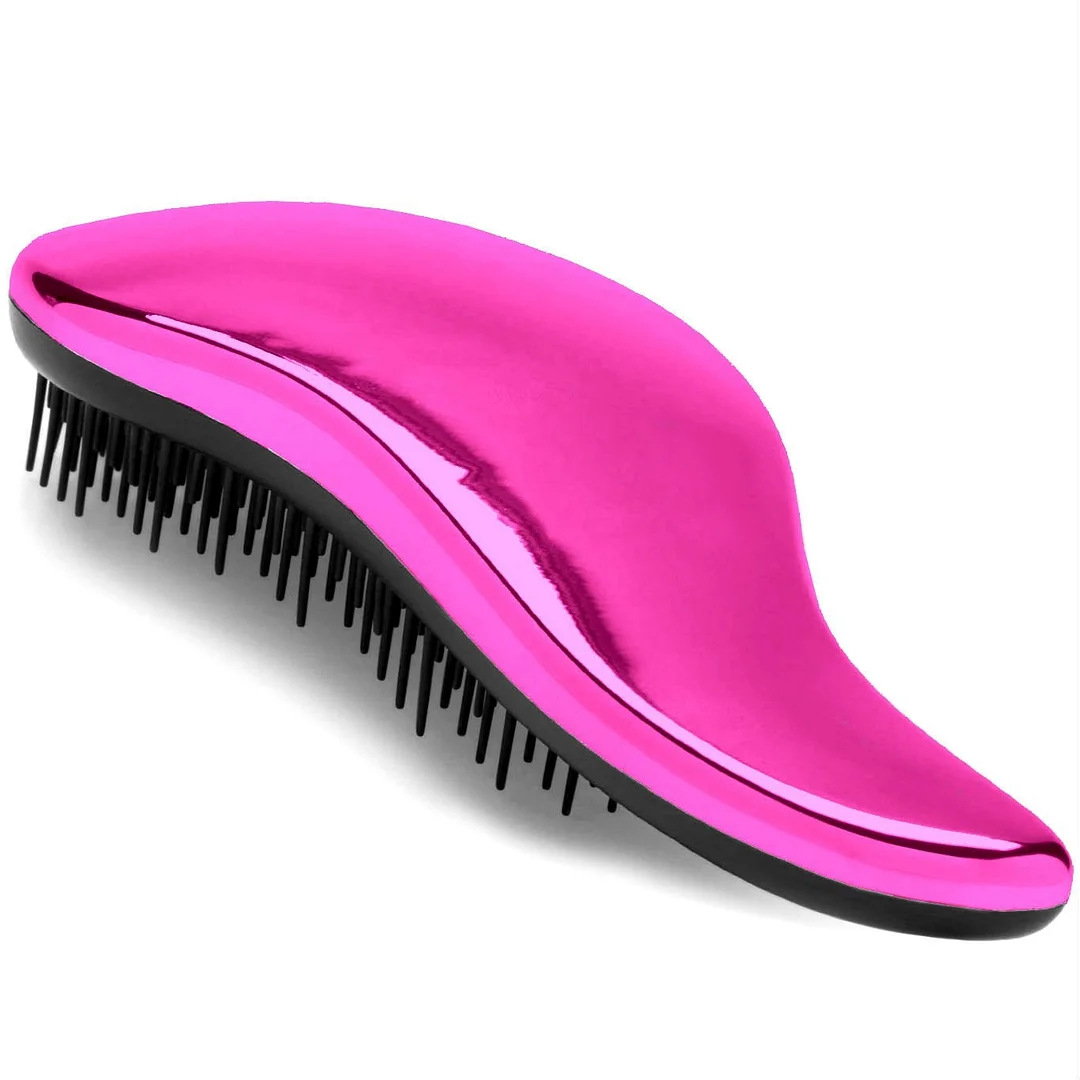 Detangler Hair Brush for Women and Kids - Perfect for Wet/Dry/Fine/Thick Hair - Rose Gold