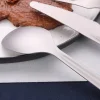 Pure Titanium Multifunctional Knife, Fork, and Spoon Set (4 Pieces)