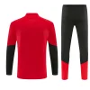 Germany 26-27 1/4 Zip Tracksuit Red Chandal
