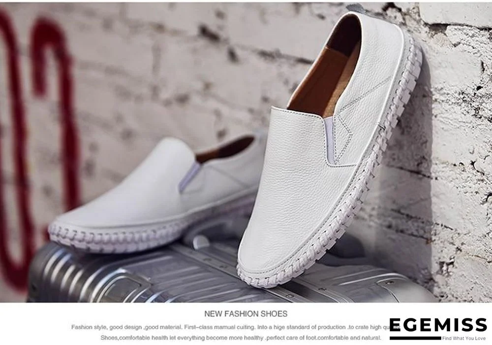 Leather Men Shoes Slip On Shoes Leather Loafers Mens Moccasins Shoes Italian Designer Shoes | EGEMISS