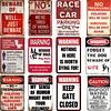 Hilarious Warning - Random Vintage Metal  Sign Mystery Box Surprise Box 10pcs - /20pcs - /30pcs - /50pcs - 