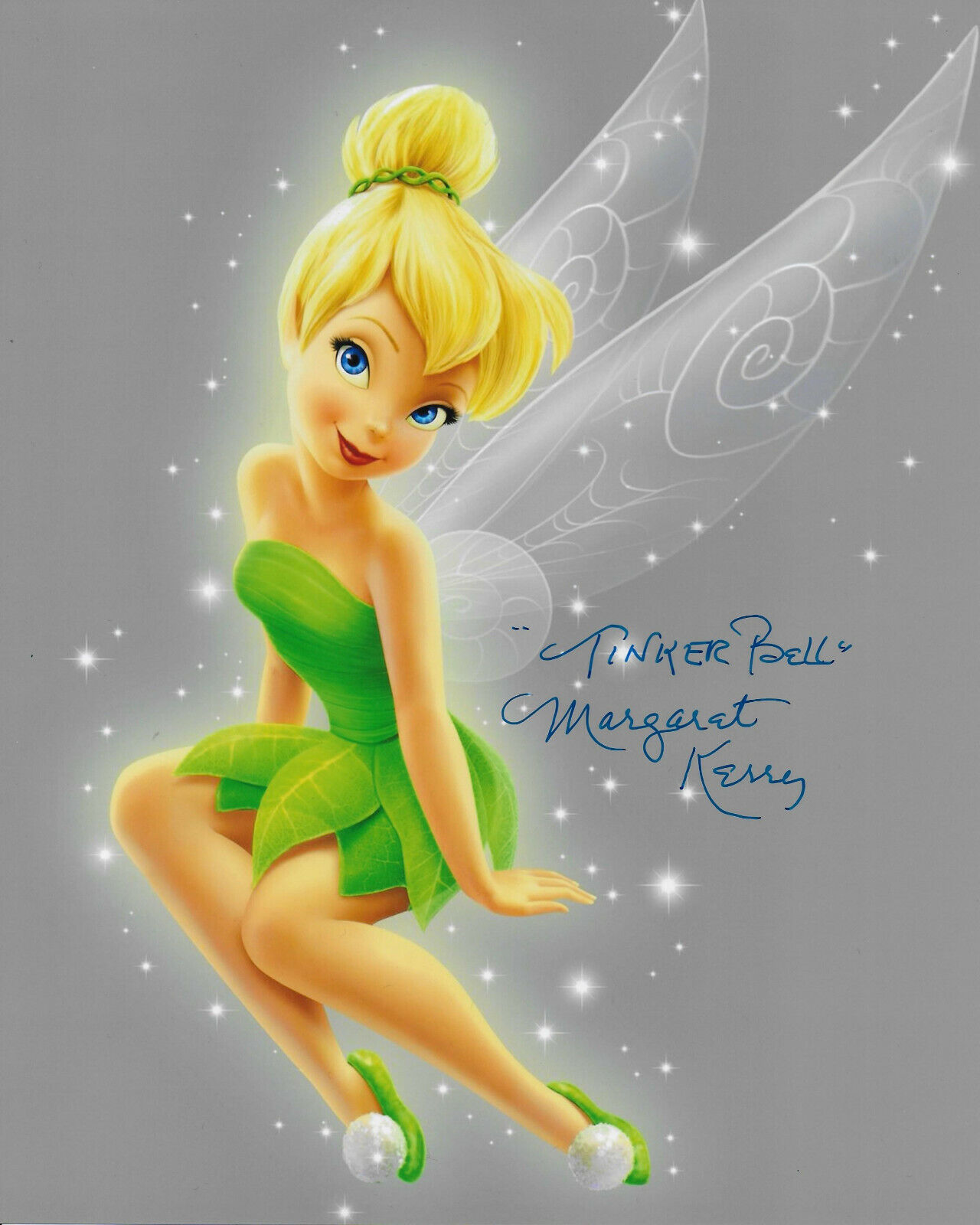 Margaret Kerry Tinkerbell from Disney Original Autographed 8X10 Photo Poster painting #82