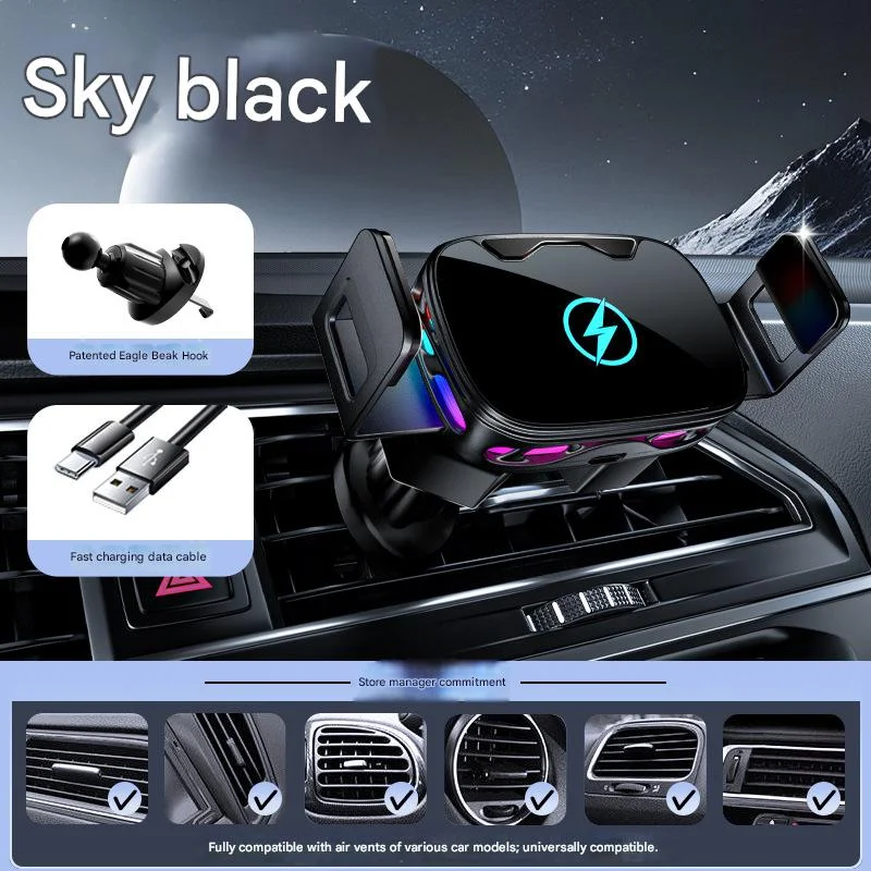 2026 Latest Car Wireless Charging Phone Holder