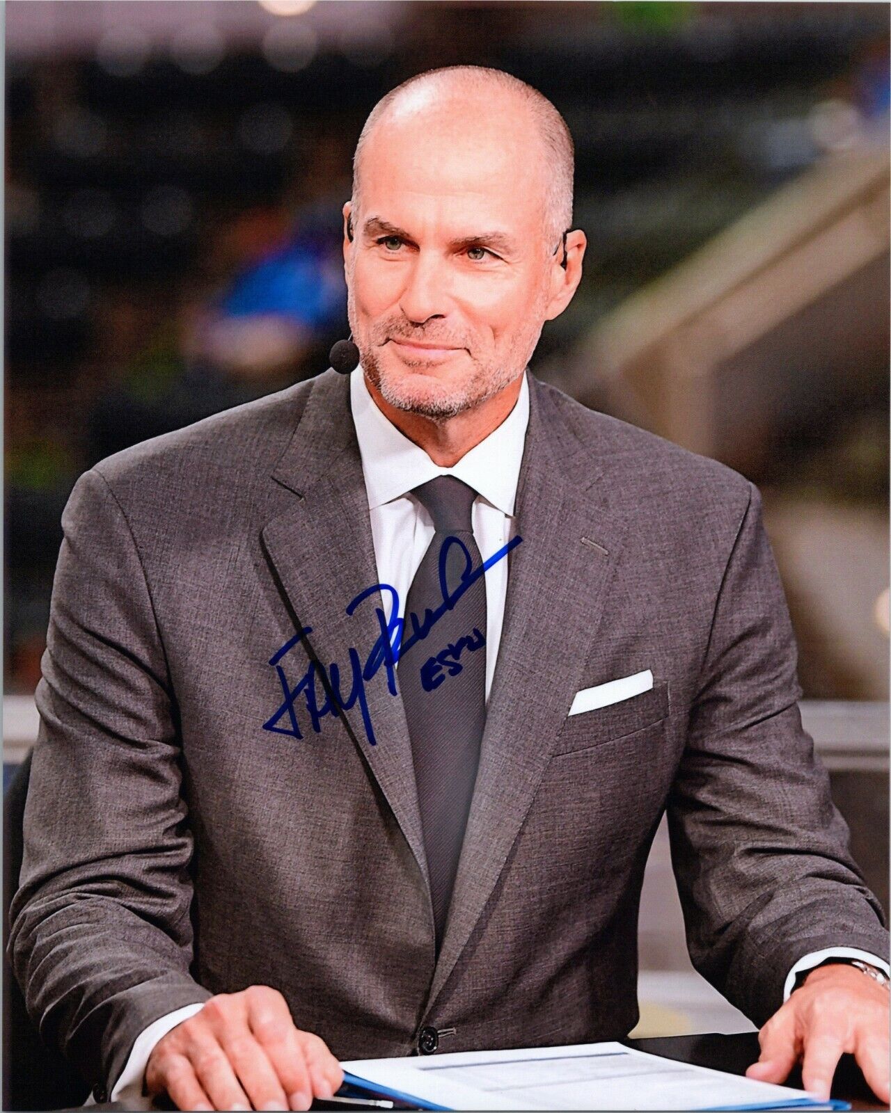 JAY BILAS Authentic Hand-Signed ESPN COLLEGE GAMEDAY