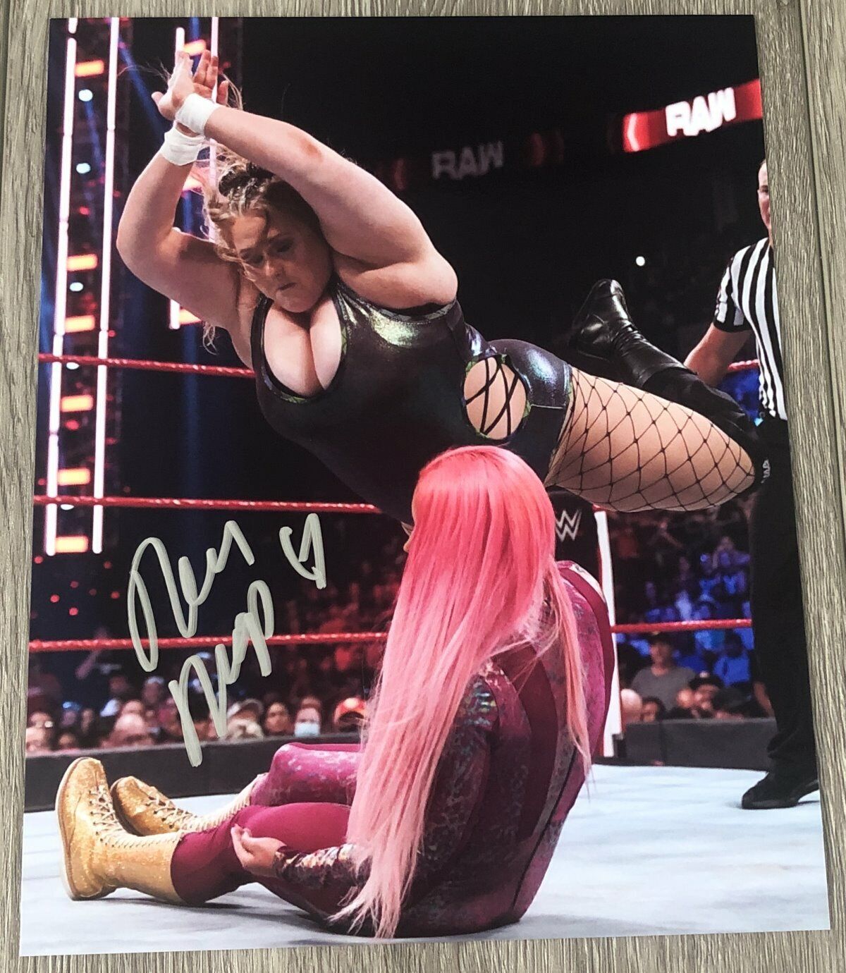 DOUDROP SIGNED AUTOGRAPH WWE RAW SMACKDOWN NXT 8x10 Photo Poster painting B w/EXACT PROOF