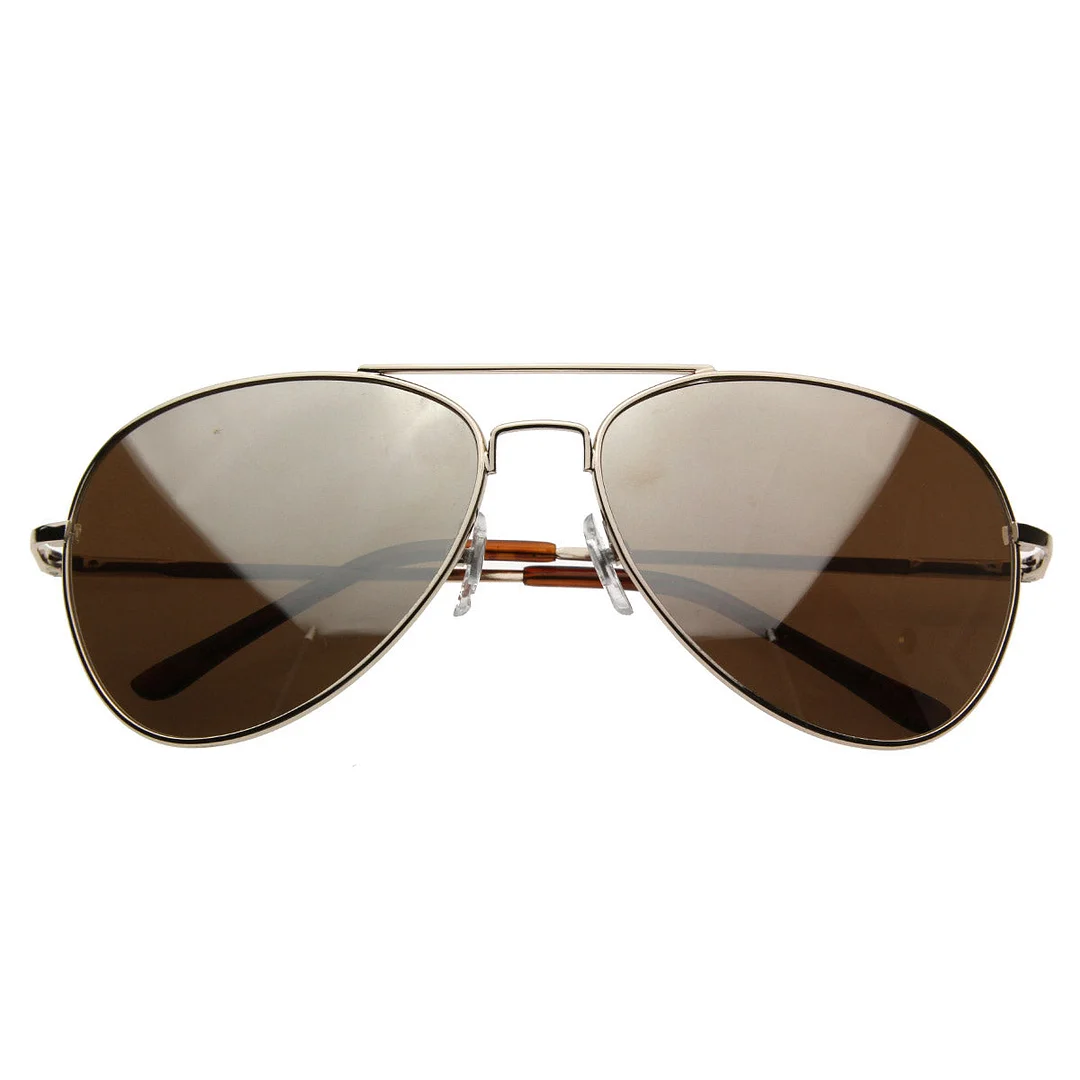 FULL MIRROR Mirrored Metal Aviator glasses