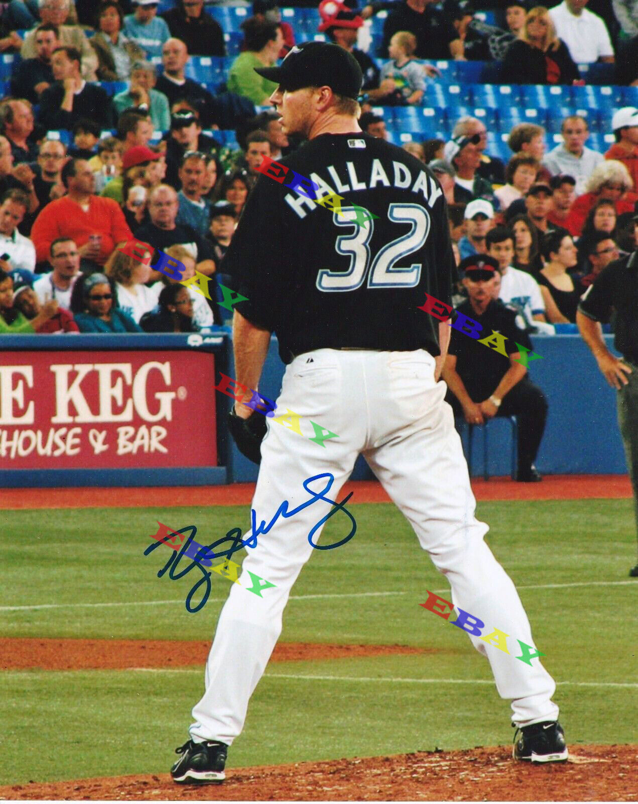 TORONTO BLUE JAYS ROY HALLADAY Signed Autographed 8x10 Photo Poster painting Reprint