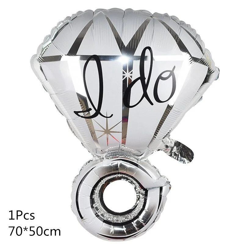 Wedding Balloons Foil Groom Bride Love Balloon for Wedding Decoration Bachelorette Party Valentine's Day Adult Party Supplies