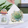 Acrylic Rose 5D DIY Diamond Art Paper Towel Storage Rack Decor for Home Decor