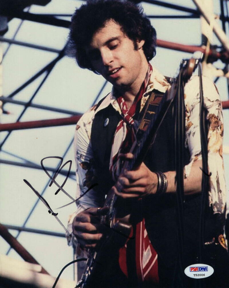 NILS LOFGREN SIGNED AUTOGRAPH 8x10 Photo Poster painting - E STREET BAND, CRAZY HORSE, RARE PSA