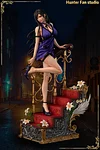 1/4 Scale Purple Dress Ver. Tifa Lockhart - (FF7) Final Fantasy VII Resin Statue - Hunter Fan Studios