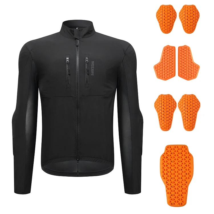 WOSAWE Men Motorcycle Mesh Jacket with Soft Pads