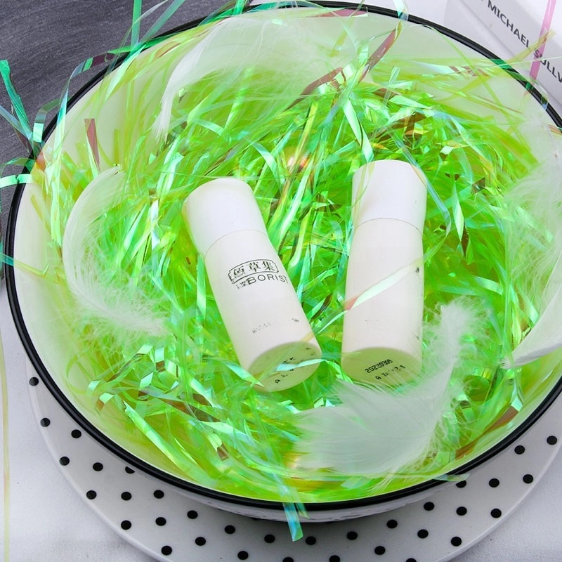 Magic Color Raffia Grass Shredded Paper Silk Filler Factory Gift Box Accessories Diy Material Handmade Factory Direct Sales