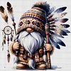 Indian Goblin-11CT Stamped Cross Stitch 40*40cm