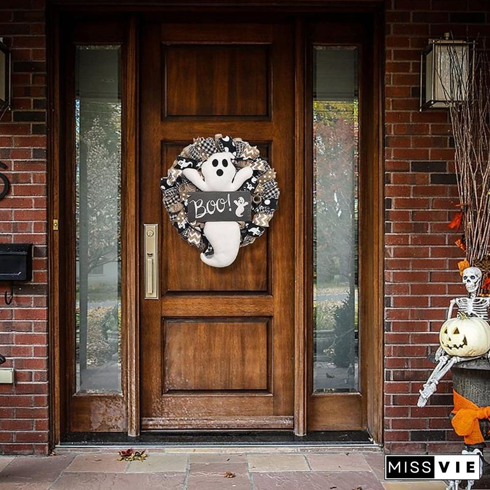 Environmentally Friendly And Non Toxic Ghost Wreath Decor