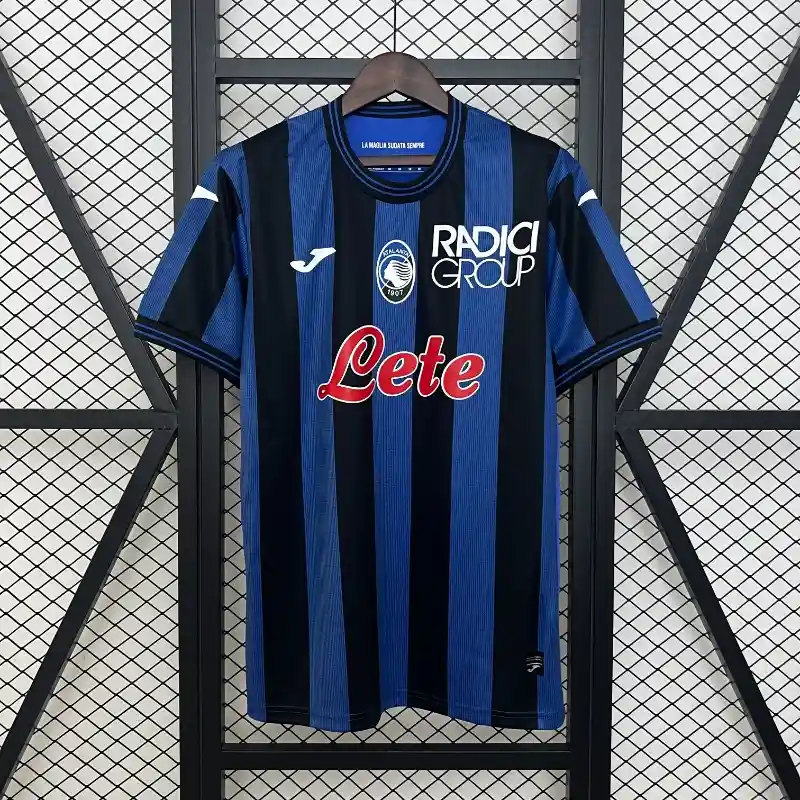 24/25 Atalanta B.C. Soccer Jersey Home ( With Sponsor )