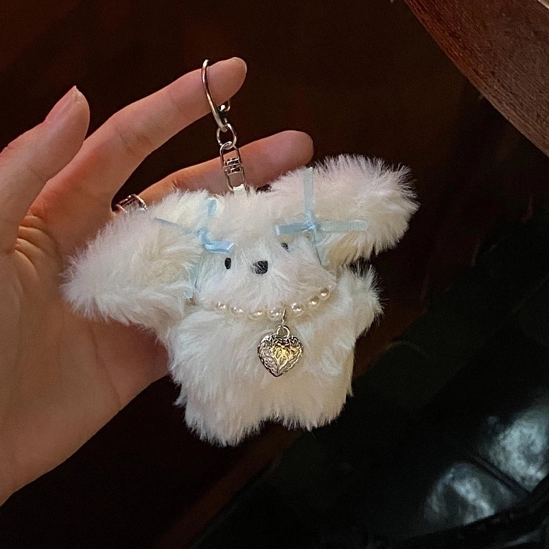 Cute Rabbit Plush Women’s Bag Pendant Keychain